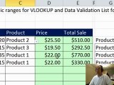 Dueling Excel - Dynamic Validation VLOOKUP:  #1379