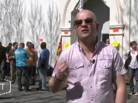 Manifestation des surveillants de prison (La Roche-sur-Yon)