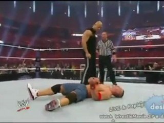 The Rock screws John cena