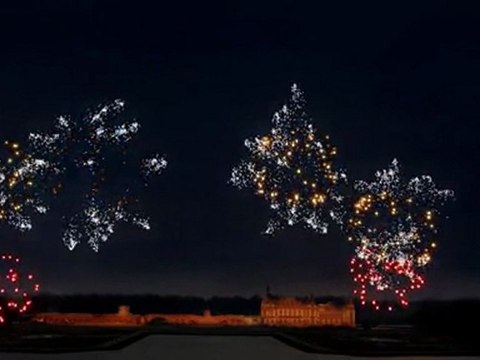 Simulation de feux d'artifice Les feux de Chantilly 2011 Mathieu LIEGEAS