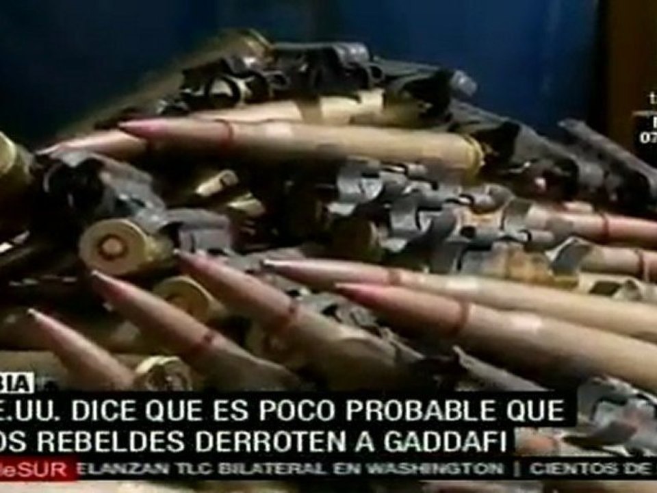 EEUU: poco probable que rebeldes libios venzan a Gaddafi
