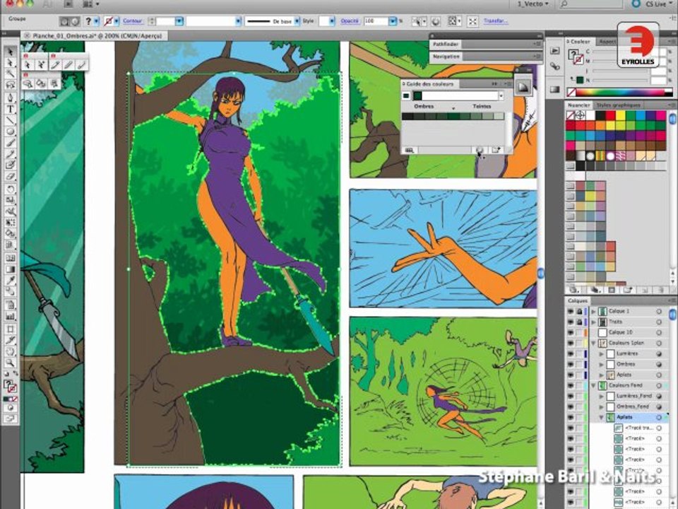 Dessin du feuillage