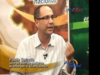 Pablo Secada, Jefe de Plan de Gobierno de Alianza por el Gran Cambio - Parte 3