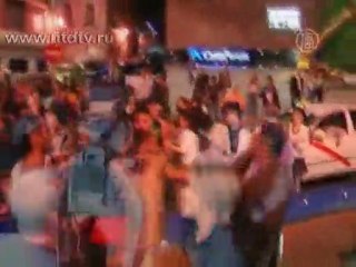 Сотни студентов перекрыли движение в Мадриде