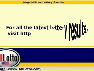 Mega Millions Lottery Drawing Results for April 12, 2011