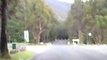 Hobart Tasmania - Mazda MX5 Driving Up Mount Wellington