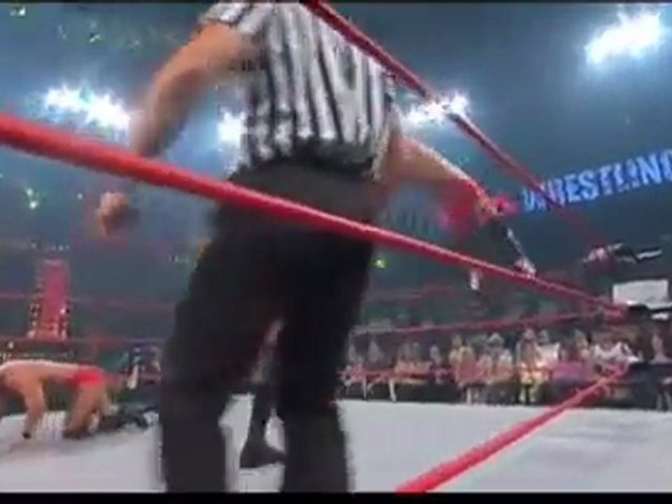 Jeff Hardy and Fortune attack Matt Morgan