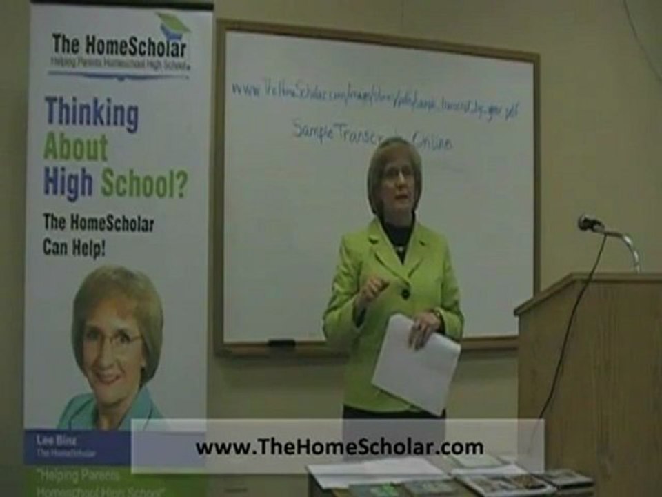 Homeschool Transcripts - 6. What a Transcript is for