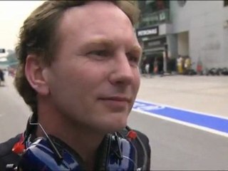 Christian Horner Qualifying Malaysia 2011