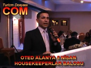 OTED ALANYA ŞUBESİNDEN HALİL ÖNCÜ’YE TEŞEKKÜR PLAKETİ