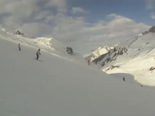 Skiing St Anton am Arlberg - Black Run 10