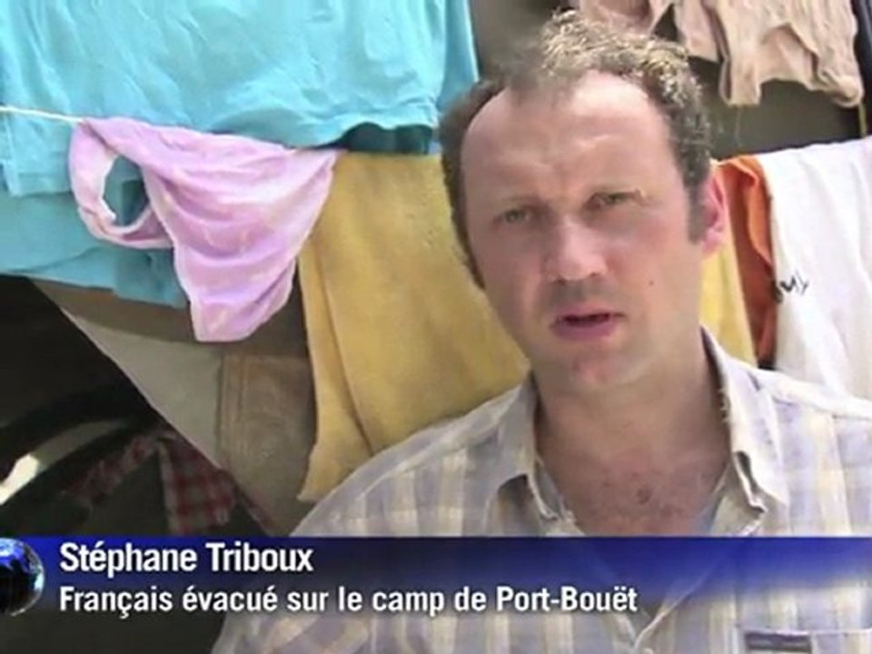 Dans le camps de Port-Bouët à Abidjan