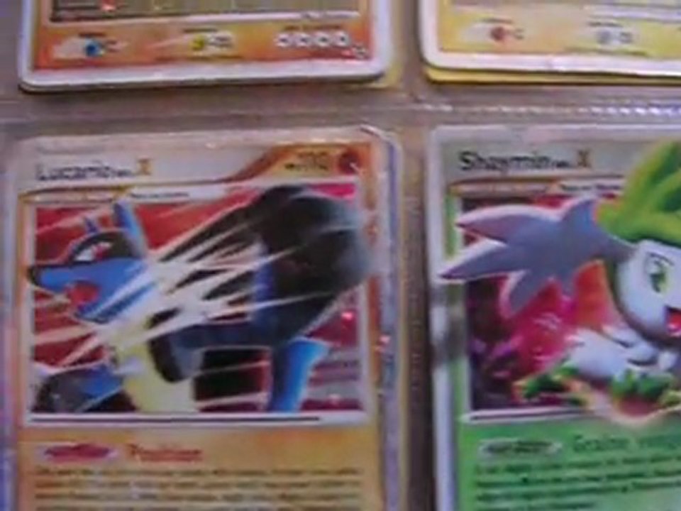 Cartes pokémon X et Ex