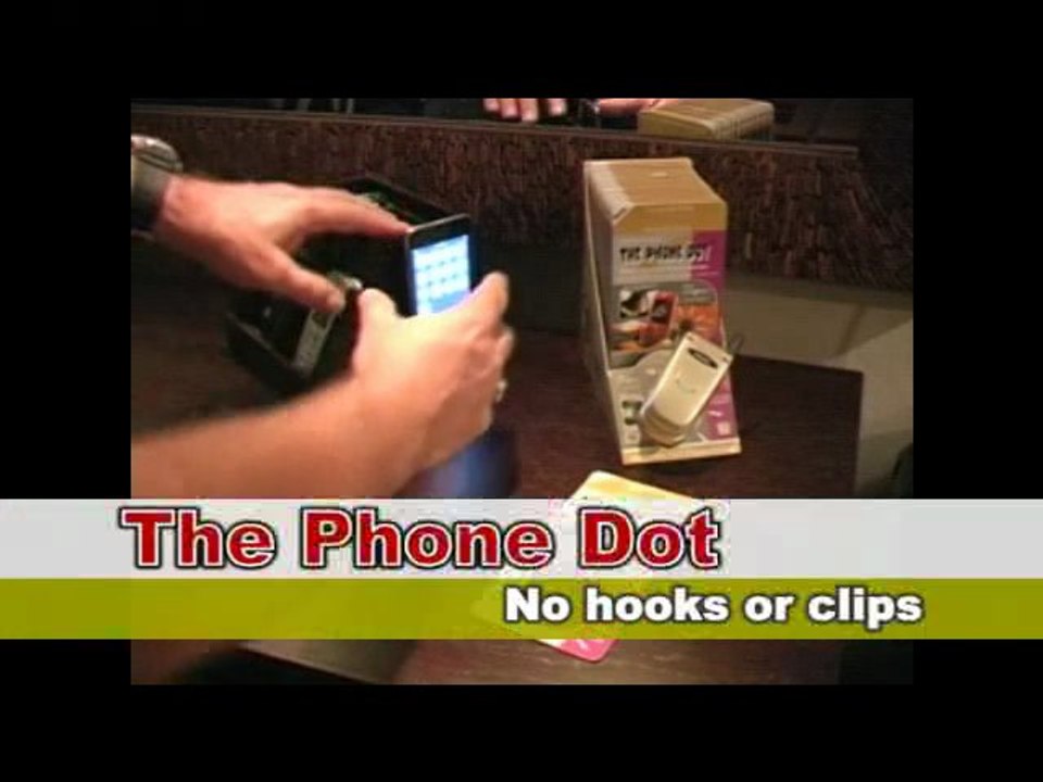 Cell Phone Holder - The Phone Dot ipod Touch Holder