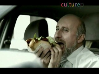 Pretty blonde causes bloody car accident