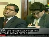 Linera: COB recurre a la violencia contre el mismo pueblo
