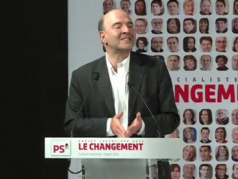 Discours de Pierre Moscovici au conseil national du projet