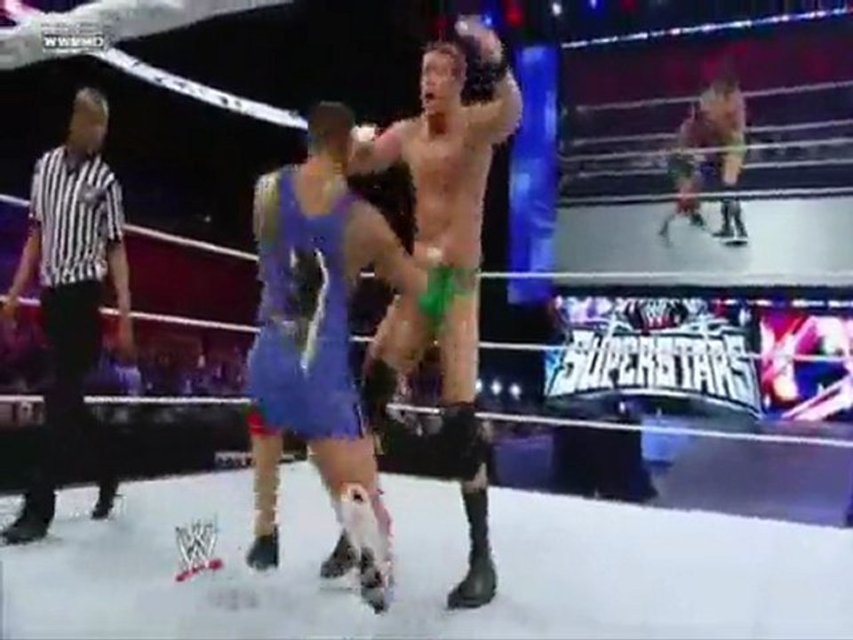 Santino Marella vs Ted Dibiase (WWE Superstars 4/07/11)