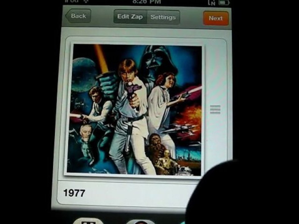 Zapd iPhone App Make a Website