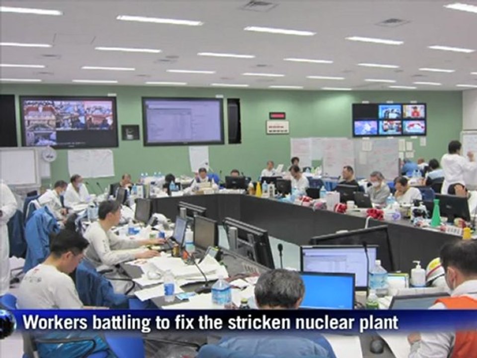 Video of tsunami hitting Fukushima nuclear plant