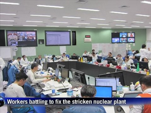 Video of tsunami hitting Fukushima nuclear plant