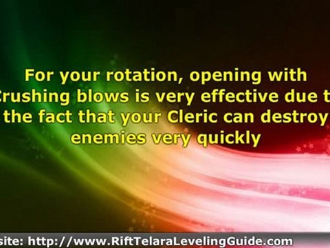 How to Level a Cleric in Rift One Important Soul Tree Build