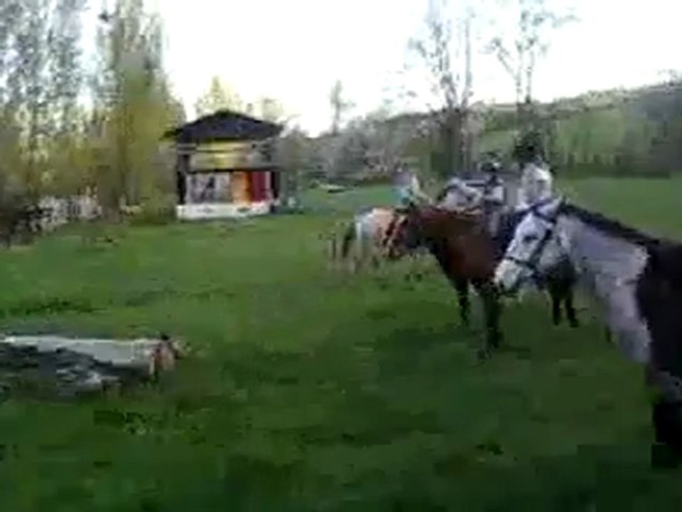 Laureline & Odyssée sur le cross