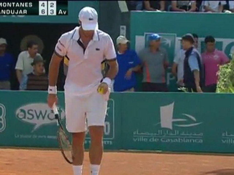 Top-seed Montanes knocked out