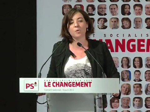 Laurianne Deniaud au Conseil National du Parti Socialiste