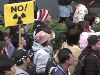 Japon: manifestation contre le nucléaire à Tokyo