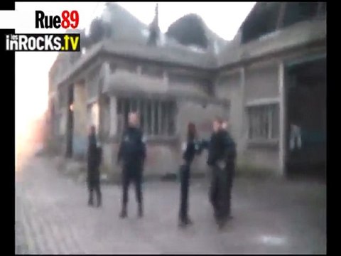 Intervention policière dans un squat de migrants à Calais