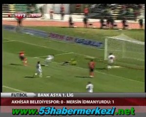Akhisar Belediye: 0 Mersin İdman Yurdu: 1