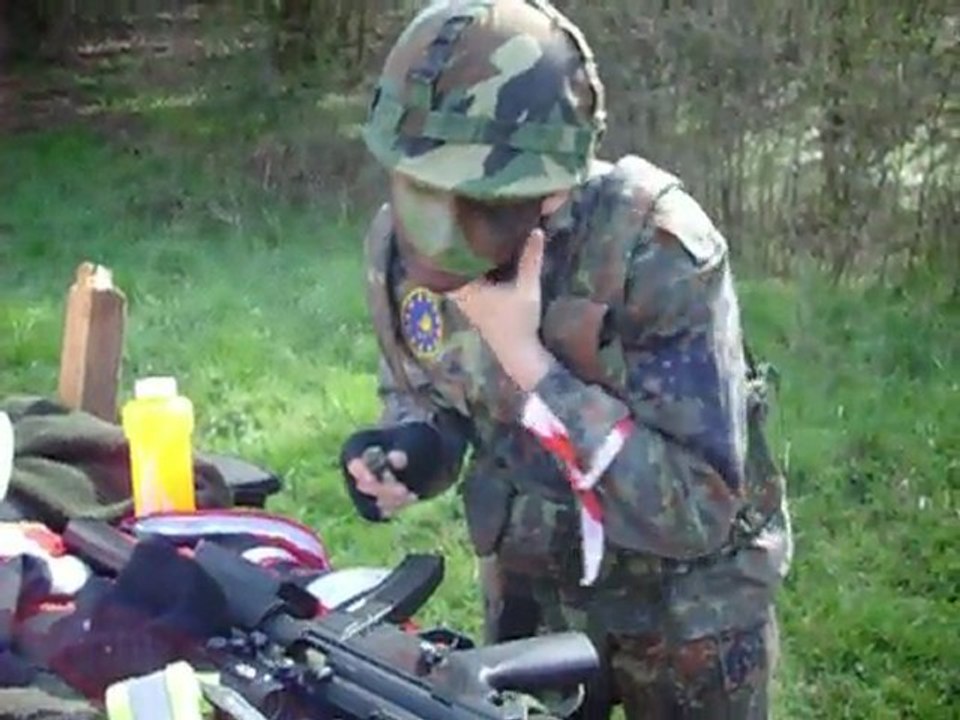 airsoft TAW Couvin- l'art du maquillage