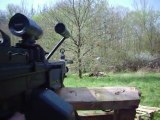 airsoft TAW Couvin- minimi vs bouteille