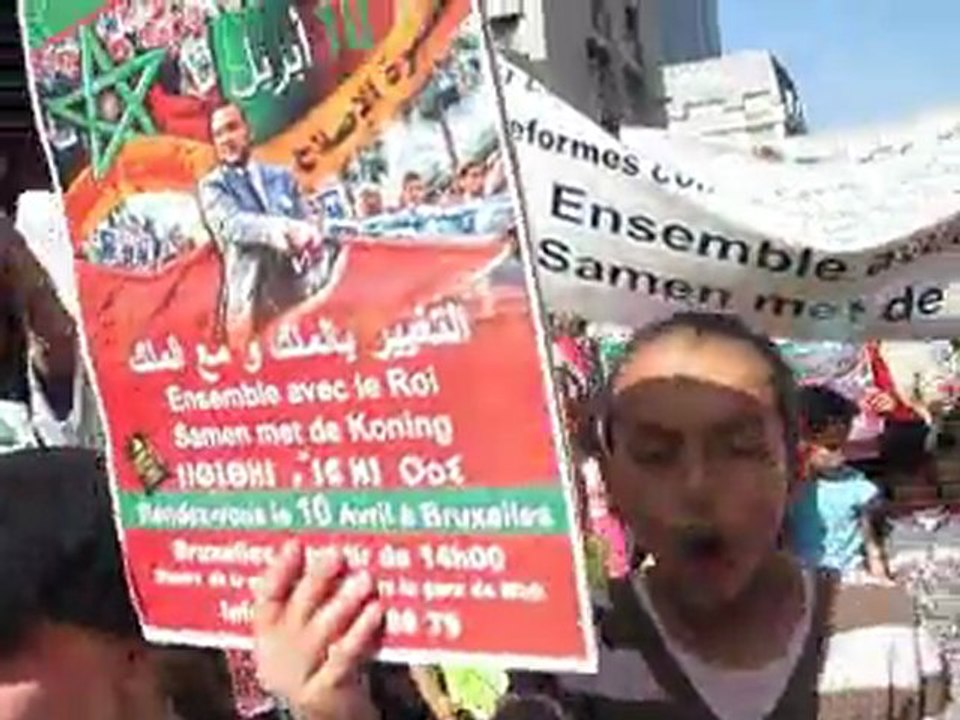 Manif en soutien à M6-Bruxelles