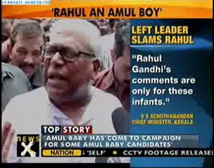 Kerala CM calls Rahul Gandhi, 'Amul Boy'