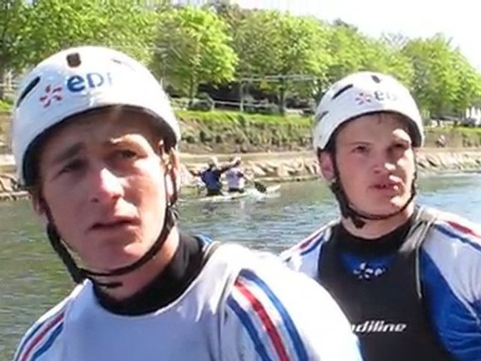 Finales FFSU 2011 : Interview de deux kayakistes bretons