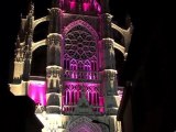 illuminations de la cathédrale de Beauvais (Oise France)