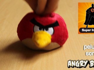 Mini peluches sonores Angry Birds