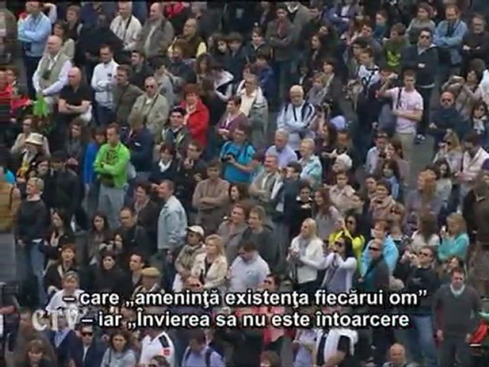 Papa: „Cristos dărâmă zidul morţii”