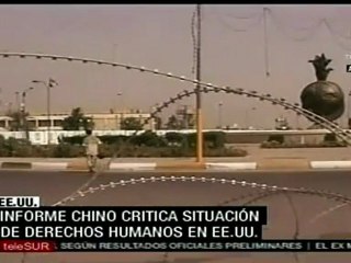 Critica informe chino situación de DD.HH. en EE.UU.