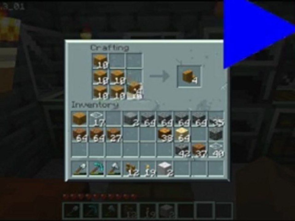 Création d'une maison Minecraft