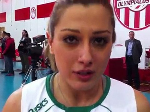 Ξανθή Μυλωνά για το Ολυμπιακός - Παναθηναϊκός