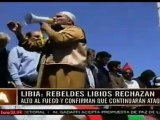 Rebeldes libios rechazan Plan de paz de Unión Africana