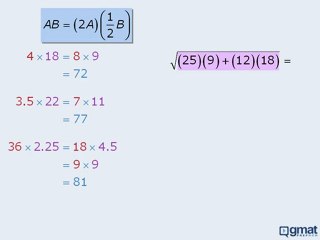 3 - General GMAT Math - Doubling and Halving