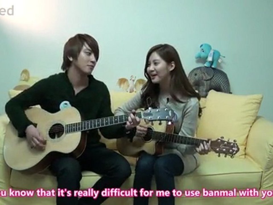 Seohyun & Yonghwa (YongSeo Couple) - Banmal Song [12.26.10] (en)