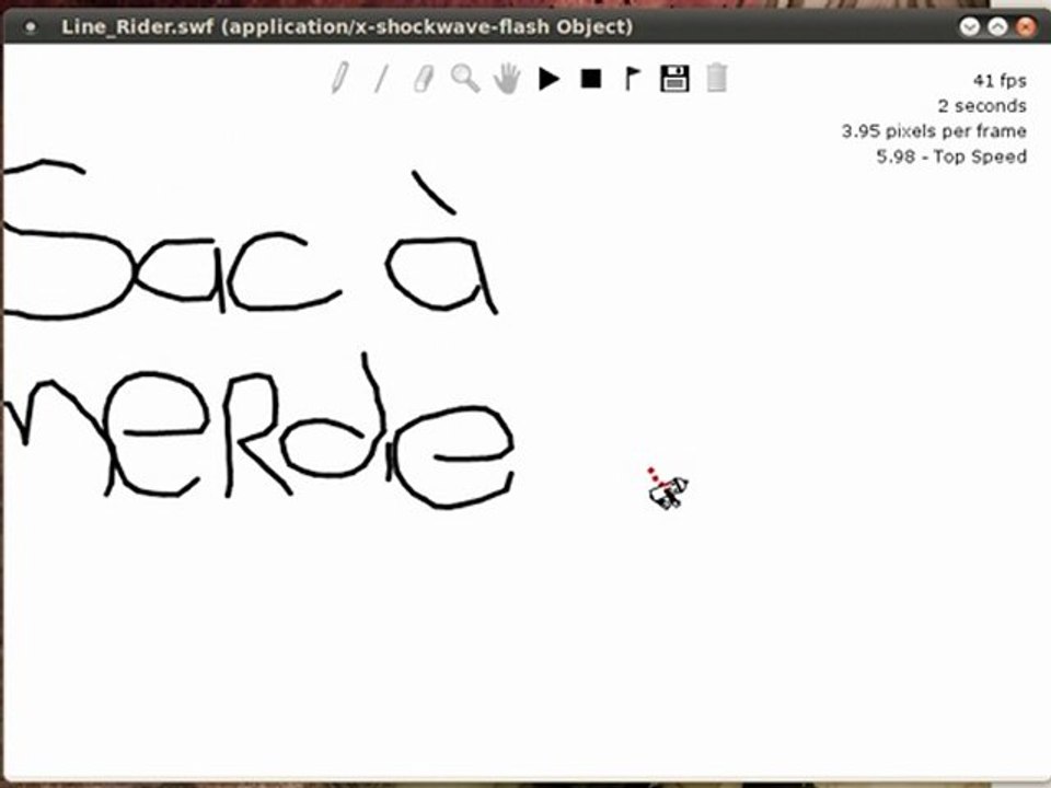 Line Rider Sac à MErde