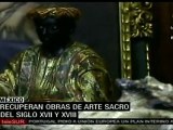 Autoridades mexicanas recuperan piezas de arte sacro