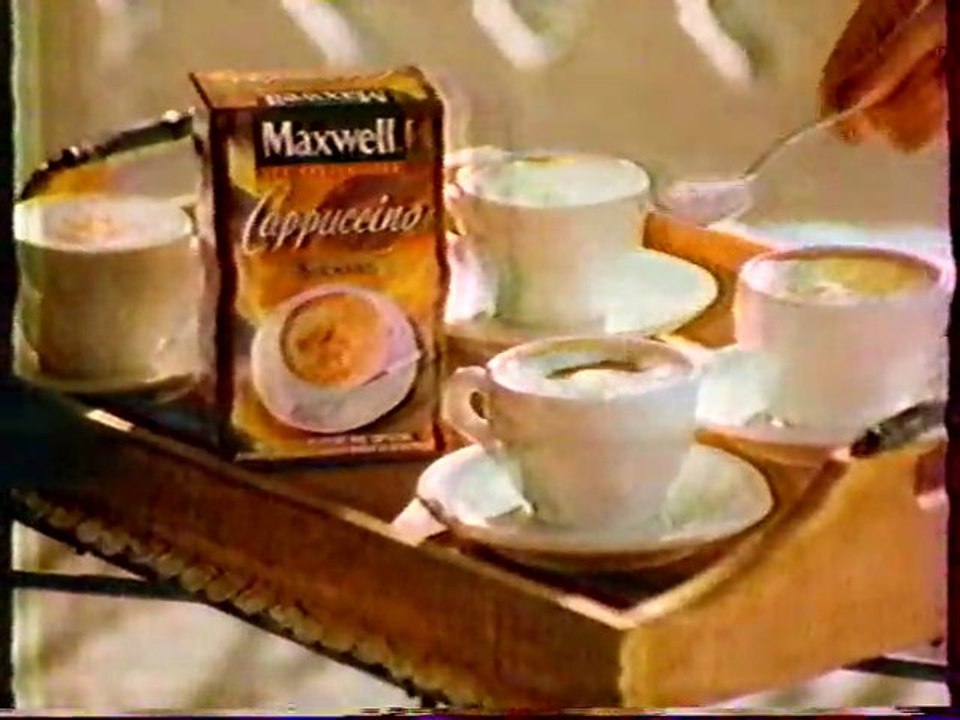 Publicité Café Maxwell 1998