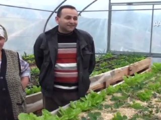 EVİNE ÇATI YERİNE SERA YAPTI